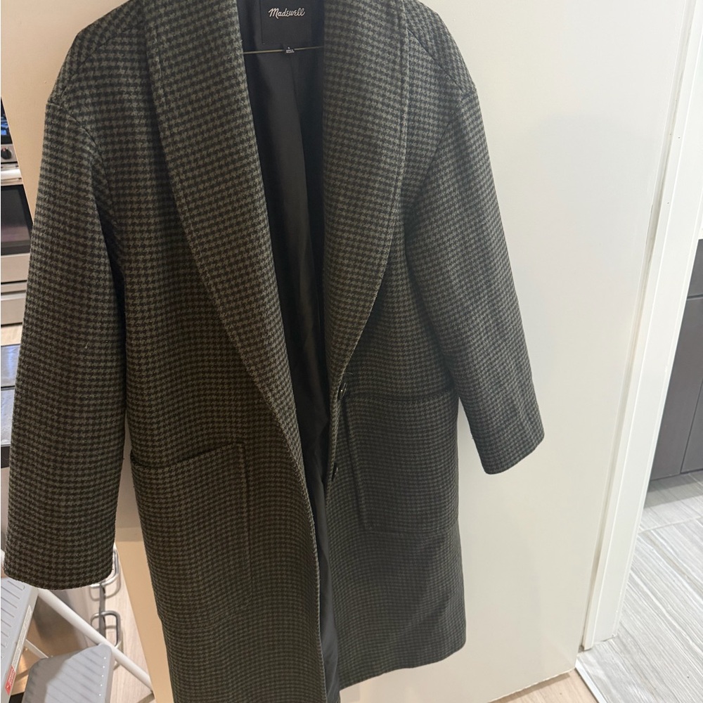 Madewell Black and Green Coat